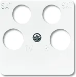 Busch-Jaeger 1753-0-8659. Produktfarbe: Wei&szlig;, Markenkompatibilit&auml;t: Busch-Jaeger, Design: konventionell. Breite: 50 mm, H&ouml;he: 50 mm (1753-0-8659)