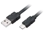 Akasa PROSLIM USB-A į USB-C laidas &ndash; įkrovimo ir sinchronizavimo kabelis
