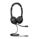 Jabra Evolve2 30 USB-C, UC Stereo, laidinis, biuro/skambučių centrui, 20 - 20000 Hz, 125 g, ausinės, juodos