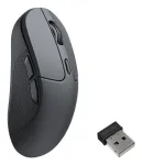Belaidė ambidekstrinė pelė Keychron M3-A23 &mdash; Bluetooth + USB-C, Track-on-Glass (TOG), 30000 DPI, 5 mygtukai, juoda
