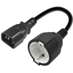 Maitinimo adapteris QOLTEC 53906 IEC 320 C14 į SCHUKO 16A 250V