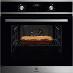 Įmontuojama elektrinė orkaitė Electrolux EOF5F50BX, 65 L, katalizinė valymo sistema, 8 programos, LED ekranas, nerūdijančio plieno rankenos