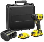 Stanley SFMCF820D2K akumuliatorinis suktuvas/smūginis suktuvas 2900 RPM Juodas, Geltonas