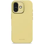 Dėklas Decoded D25IPO17BCS9YW, skirtas Apple iPhone 17, geltonas, mikropluo&scaron;to ir PU
