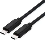 VALUE USB4 Gen3x2 40Gbit/s Laidas C-C ST/ST 100W 0,5m