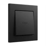 Gira System 55 juoda svirtelė 3296005