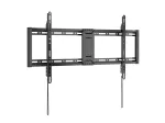 Fiksuotas plonas TV sieninis laikiklis EQUIP 43&ndash;95 col., VESA 200&times;200&ndash;800&times;400, maks. 75 kg, juodas