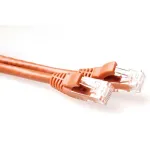 ACT Brown 5 m U/UTP CAT6 jungiamasis kabelis su apsaugotais RJ45 ki&scaron;tukais