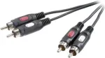 SpeaKa Professional SP-7869760 garso kabelis 0,5 m 2 x RCA juodas