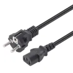 Manhattan maitinimo laidas, CEE 7/4 Schuko &ndash; C13, 5 m, 10 A, juodas