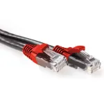 ACT Black 3 m U/UTP CAT6A jungiamasis kabelis su RJ45 jungtimis