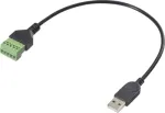 Renkforce USB 2.0 adapterio laidas [1x 2.0 ki&scaron;tukas A - 1x gnybtinis jungimas] RF-6443966 30 cm