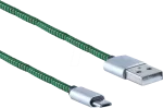 USB laidas ShiverPeaks BS14-50115 0,9 m USB A &ndash; Micro-USB B žalias