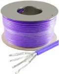 Tinklo kabelis ShiverPeaks Cat7a S/FTP 100 m violetinis 75500-A-100SSP