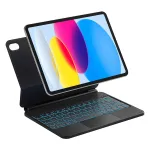Folio dėklas su Bluetooth klaviatūra Inateck KB09119-10, skirta Apple iPad 11 colių (27,9 cm) &ndash; suderinamas su 11-os kartos A16 (2025) ir 10,9 colio 10-os kartos (2022)