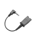 POLY 2,5 mm į QD auksuotas laidas 0,45 m tvirta konstrukcija