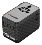 Verbatim Charge 'n' Travel 170W Universalus kelioninis adapteris juodas