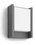 Philips myGarden Arbour lauko sieninis &scaron;viestuvas su LED 6W, aliuminis, juodas, 220&ndash;240V, 75&times;166&times;166 mm