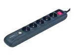 Prailgintuvas 1.5 m / 5 ki&scaron;tukinių lizdų + 2 USB SPG5-U2-5 Gembird