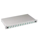 EFB Elektronik B71901L12OM3 &scaron;viesolaidinių skaidulų sujungimo dėžutė, LC 50/125 &micro;m OM3, 12 pigtailų / 6 jungčių, 19 colių, i&scaron;traukiama