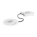 BRUMBERG 39379173 LED prožektorių rinkinys BB35 apvalus baltas 830 fazinis 7W 230V sukamasis