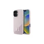 Karl Lagerfeld Shadow Metal Initial MagSafe Hard Case, skirta Apple iPhone 16 6,1 inch &ndash; rožinė