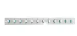 EFB Electronics SB-FP-12SC-S-OS2 Įkrautas priekinis skydelis su 12 x LC dvipusė jungtis OS2, pilka