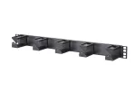 METZ CONNECT 19 colių komutacinė panelė, 1U, 56 mm, RAL 9005 juodos spalvos (130894-01-29-E)
