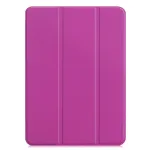 iLike iPad Pro 11 4th Gen Tri-Fold Eco-Leather Stand Case Purple