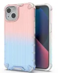 iLike Apple iPhone 14 Pink and Blue Armored Protect Case Blue