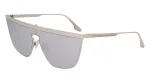 Victoria Beckham VB245S5920045 Moteri&scaron;ki kvadratiniai acetatiniai akiniai nuo saulės Havana Brown Gradient 59mm