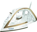 Lygintuvas Tefal Puregliss FV8042 sausas ir su garais Durilium AirGlide Autoclean padas 3000 W Bronzinis, Baltas