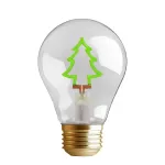 SYNERGY21 LED Retrofit E40 Dekoratyvinė Kalėdų eglutės formos lemputė su įkraunama baterija