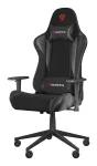 Žaidimų kėdė GENESIS Nitro 440 G2, pamink&scaron;tinta sėdynė, audinys/ekologinė oda, pilka/juoda, max 120 kg, reguliuojama atlo&scaron;as ir 1D porankiai