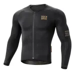 ROCKBROS YDCX008 Diamond Long Sleeve Cycling Jersey XXXL Black
