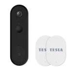 TESLA SecureQ DB5 i&scaron;manusis durų skambutis su 2K kamera, Wi-Fi, asmens ir siuntos aptikimu