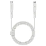 ENERGEA Flow USB-C to Lightning kabelis 1,5 m baltas 60 W 3 A PD greitasis įkrovimas MFi