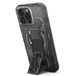 Skinarma Helio Dėklas, skirtas iPhone 16 Pro Max 6,9 colio, su magnetiniu įkrovimu ir rankenos stovu, juodas