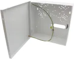 Pulsar AWO000PU Universal Metal Enclosure, White (RAL 9003), Wall-Mounted, 17Ah Battery Support