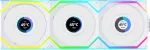 Lian Li UNI FAN SL Wireless LCD ARGB 120mm Baltas 3 vnt. rinkinys