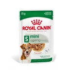 &Scaron;lapias &scaron;unų ėdalas Royal Canin Mini Ageing 12+ suaugusiems sėti 85 g &ndash; mažos veislės, pauk&scaron;tiena, senjorams