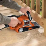 Juostinis &scaron;lifuoklis Black & Decker KA88, 3,80 kg, oranžinis