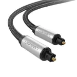 Ugreen AV108 10540 2 m skaitmeninis optinis garso kabelis Toslink/SPDIF, pilkas | Kur.lt