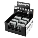 GRAPHITE Vitrinos dėžė 6 x 56T557 32 dalių antgalių rinkinys su magnetiniu laikikliu