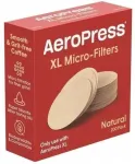 AeroPress XL popieriniai mikrofiltrų diskai, 200 vnt., 63,5 mm, tinka Original, Go ir Clear kavos aparatams