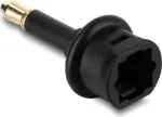 Delock Adapter Mini TOSLINK 3,5 mm ki&scaron;tukas į TOSLINK lizdą