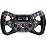 Moza Racing KS Pro vairas - 300 mm anglies pluo&scaron;to sim racing vairas su RGB mygtukais ir magnetinėmis perjungimo mentelėmis
