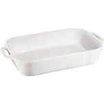 Staub 40511-151 4,5 l stačiakampis keraminis kepimo indas baltas