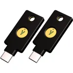 YubiKey 5C NFC saugos raktas (juoda/auksinė, 2 vnt.)