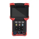 BCS T4LCD-PRO 4,3 colio kelių formatų CCTV testeris su PTZ valdymu, UTP kabelio testavimu ir 2600mAh baterija